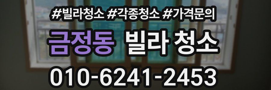 금정동 빌라 청소