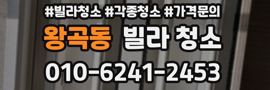 왕곡동 빌라 청소