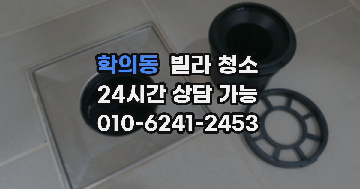 학의동 빌라 청소