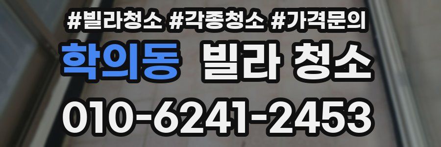 학의동 빌라 청소