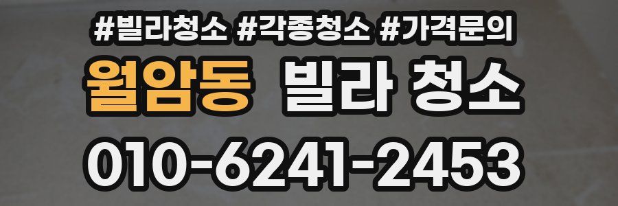 월암동 빌라 청소