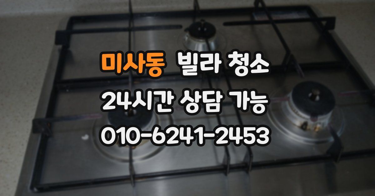 미사동 빌라 청소