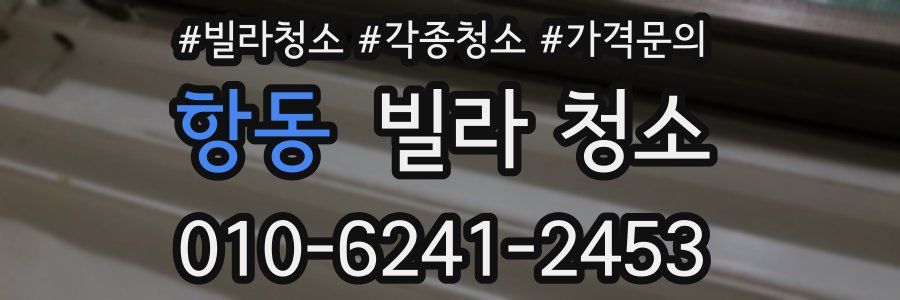 항동 빌라 청소