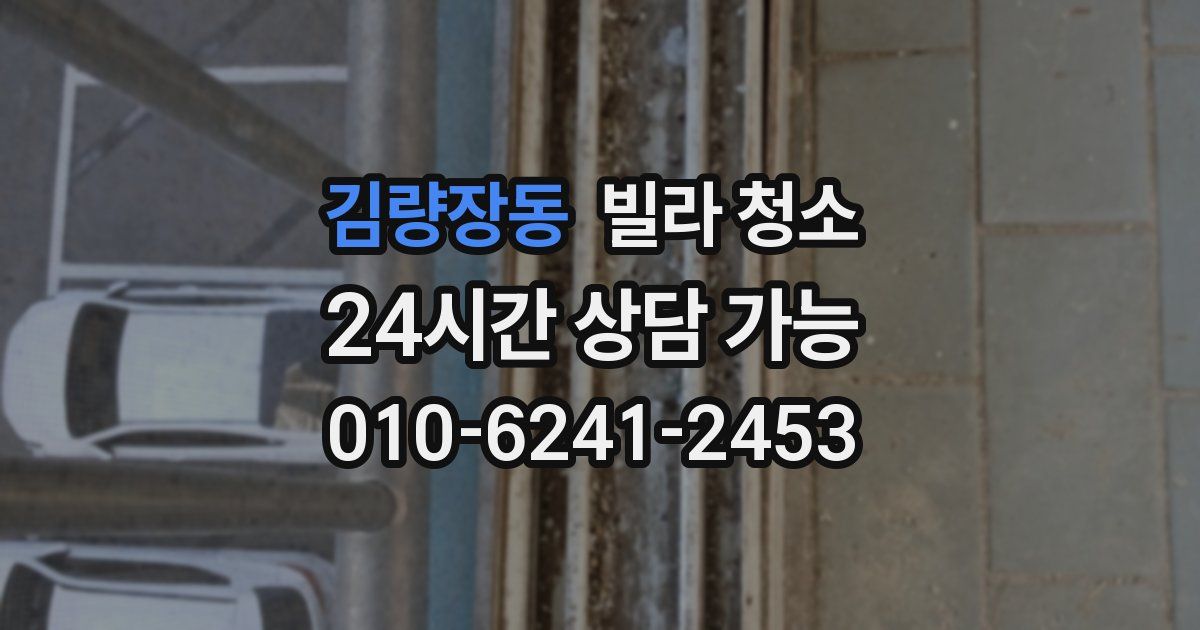 김량장동 빌라 청소