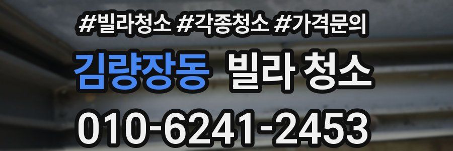김량장동 빌라 청소