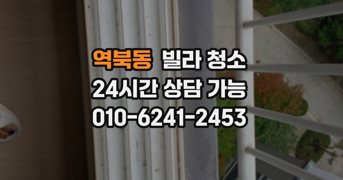 역북동 빌라 청소