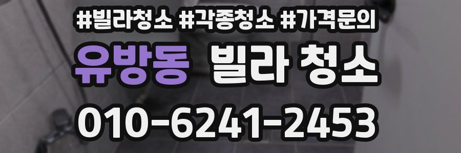 유방동 빌라 청소