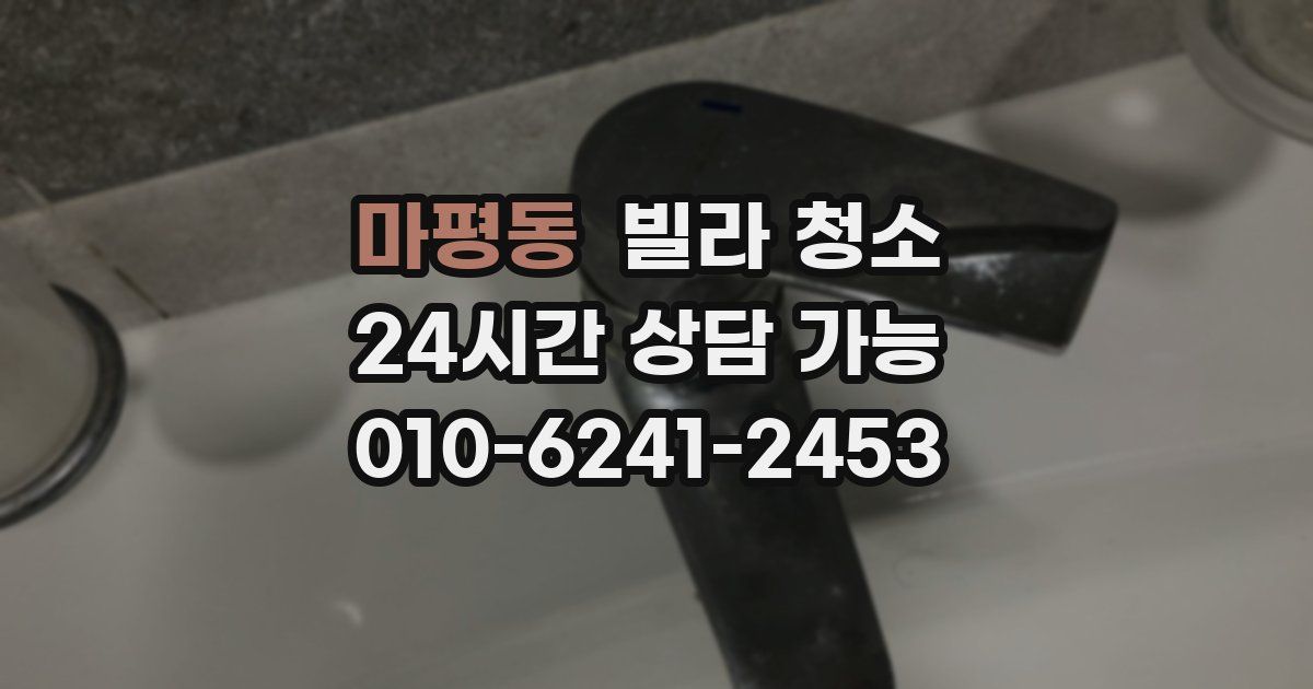 마평동 빌라 청소