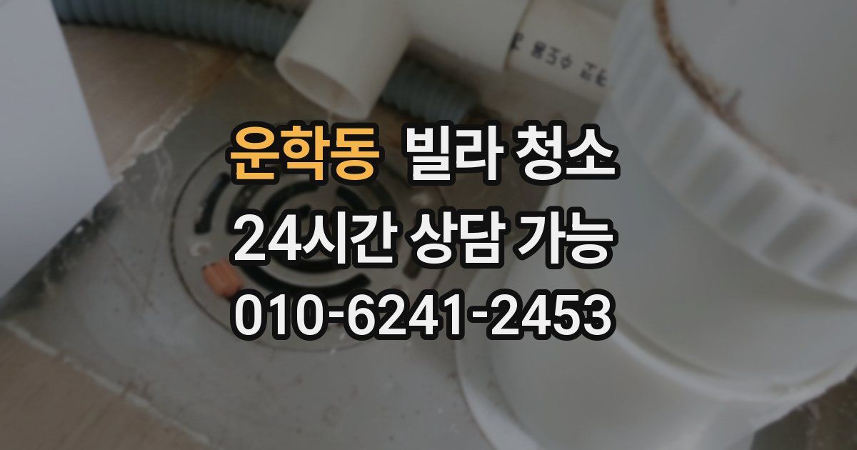 운학동 빌라 청소