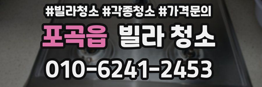 포곡읍 빌라 청소