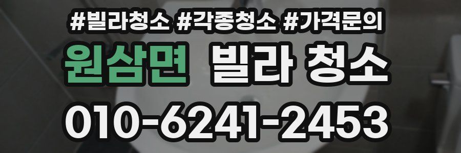 원삼면 빌라 청소