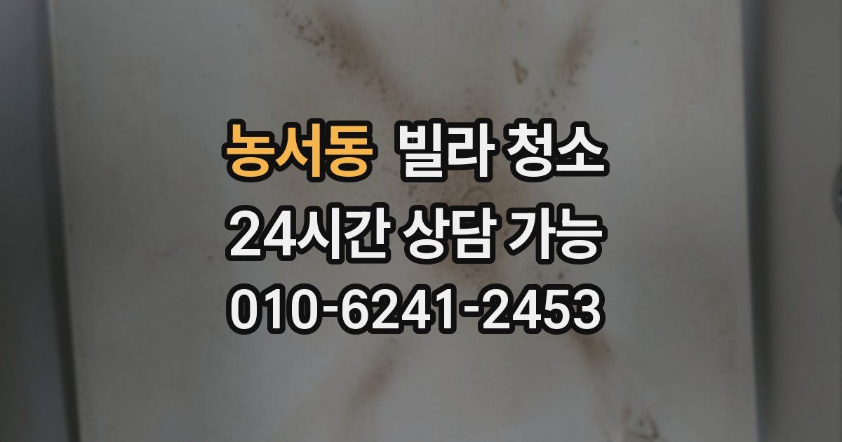 농서동 빌라 청소