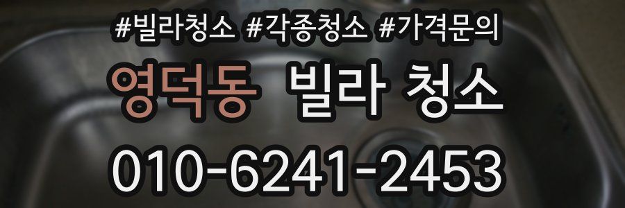 영덕동 빌라 청소