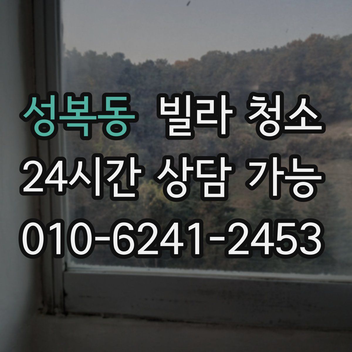 성복동 빌라 청소