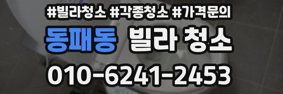 동패동 빌라 청소