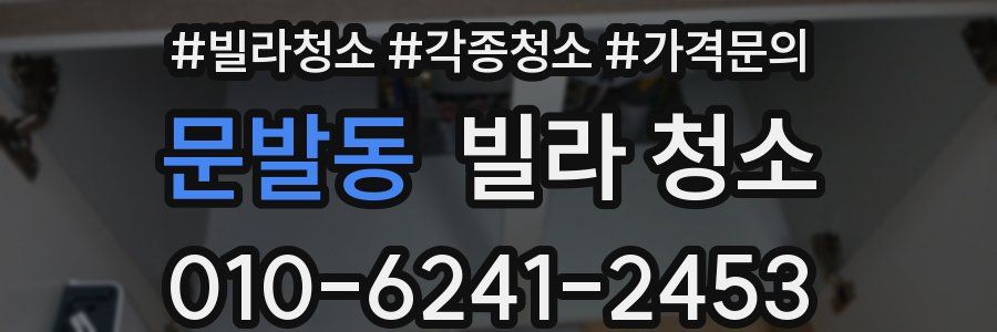 문발동 빌라 청소