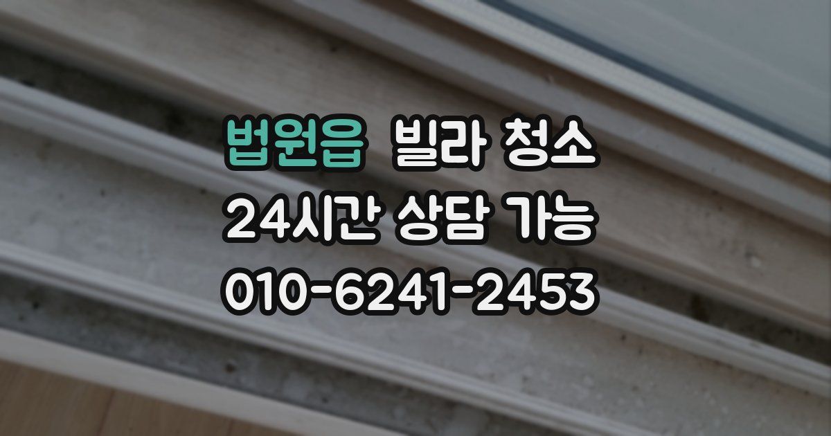 법원읍 빌라 청소