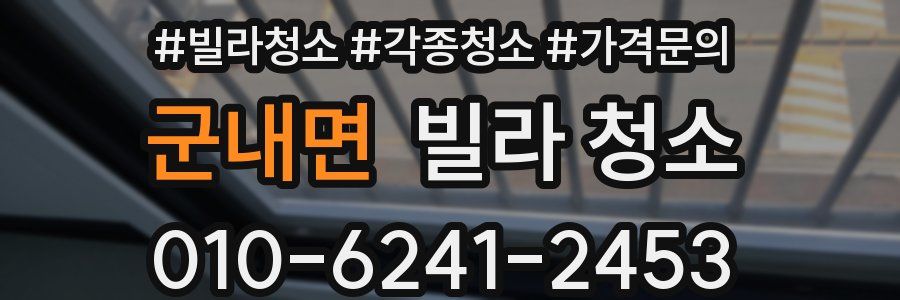 군내면 빌라 청소