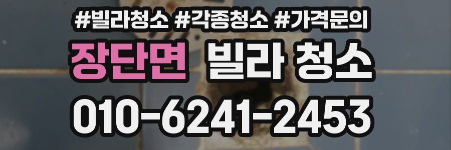 장단면 빌라 청소