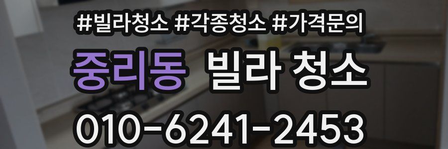 중리동 빌라 청소