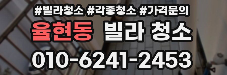 율현동 빌라 청소