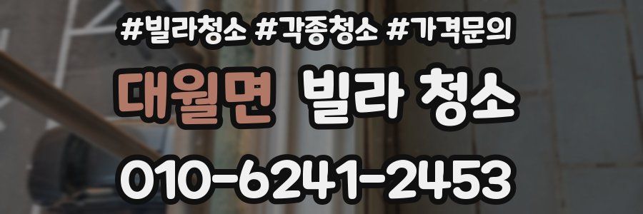 대월면 빌라 청소