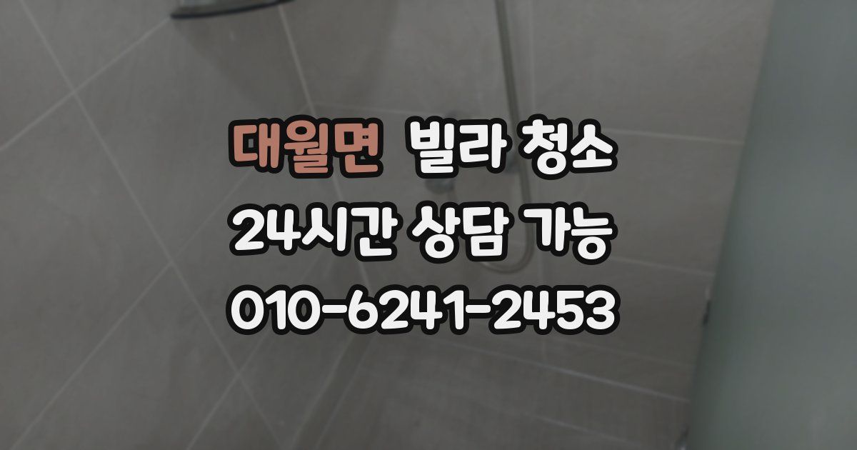 대월면 빌라 청소