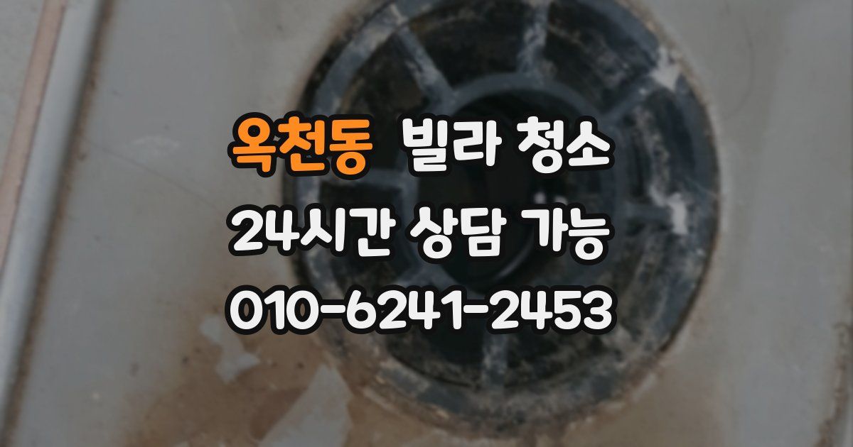 옥천동 빌라 청소