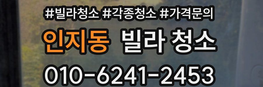 인지동 빌라 청소