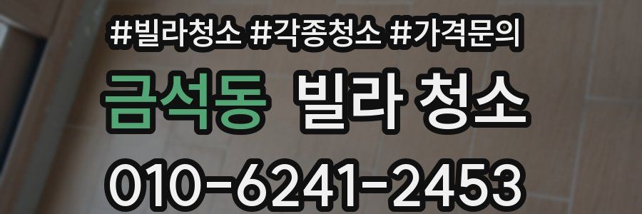 금석동 빌라 청소