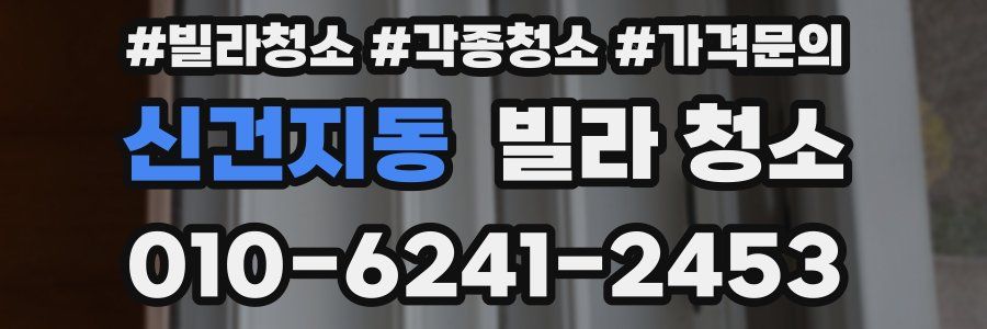 신건지동 빌라 청소