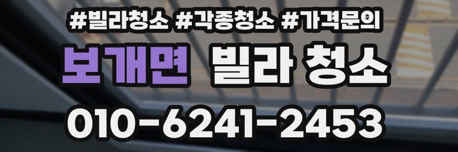 보개면 빌라 청소