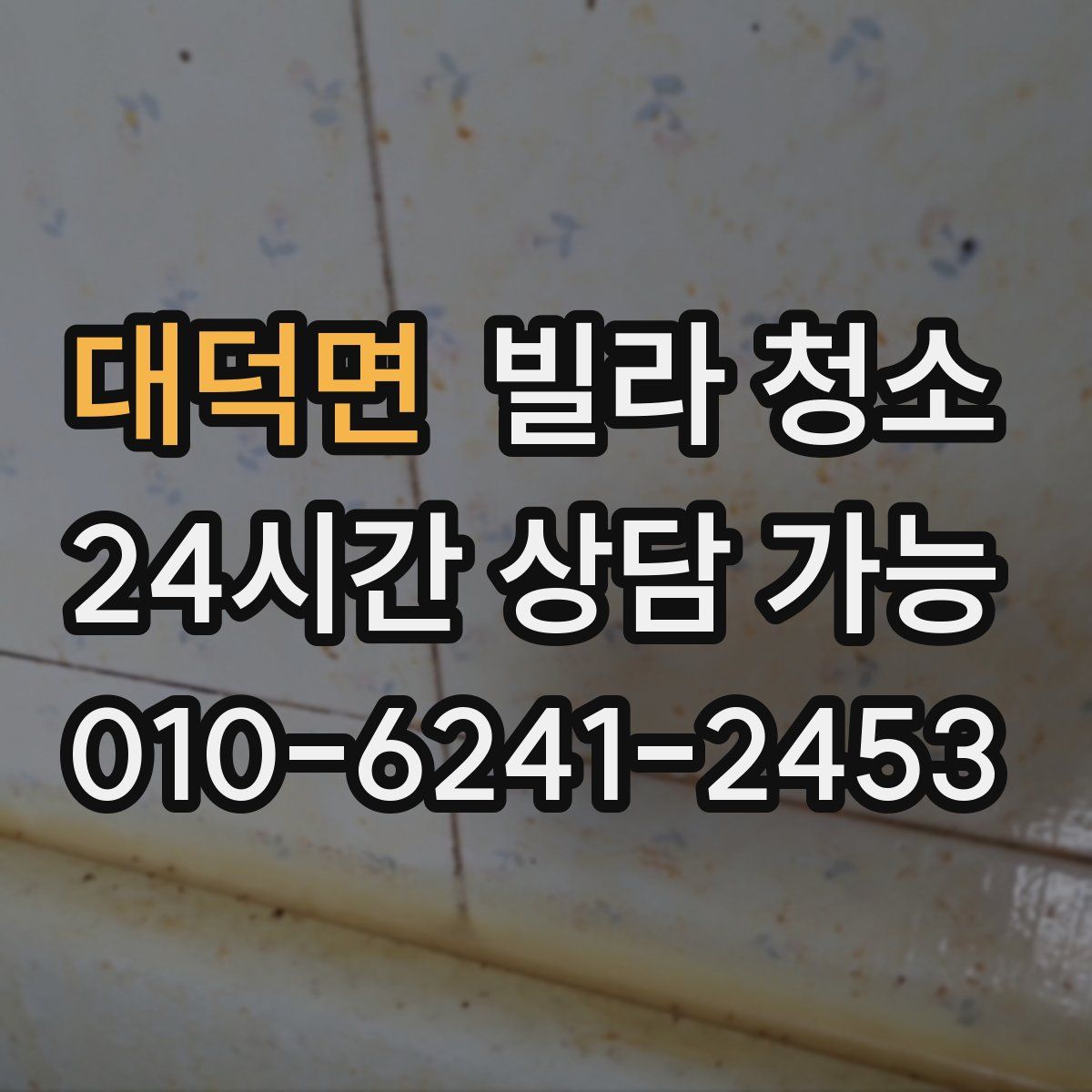 대덕면 빌라 청소