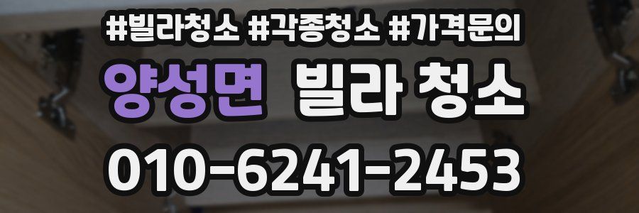 양성면 빌라 청소