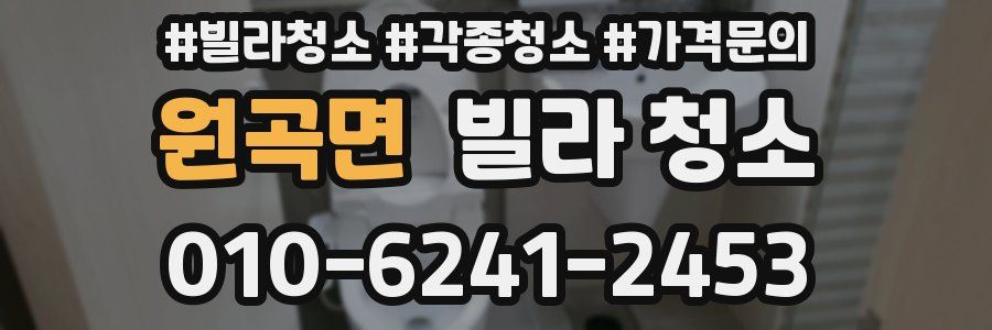 원곡면 빌라 청소