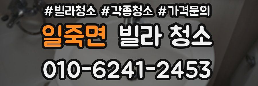 일죽면 빌라 청소