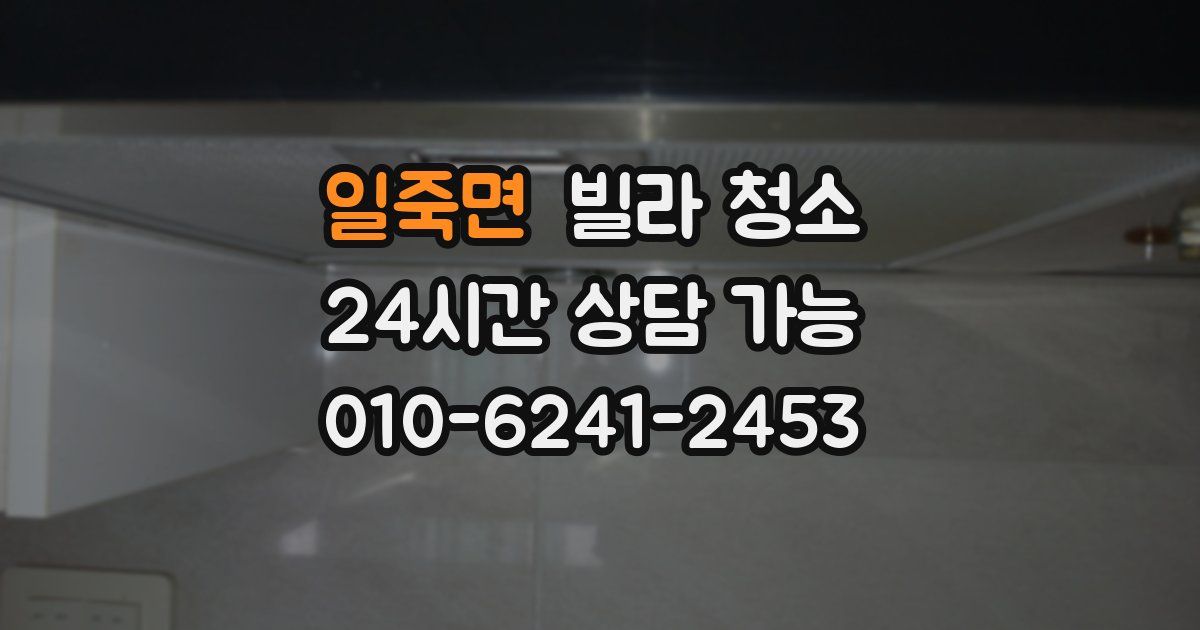 일죽면 빌라 청소