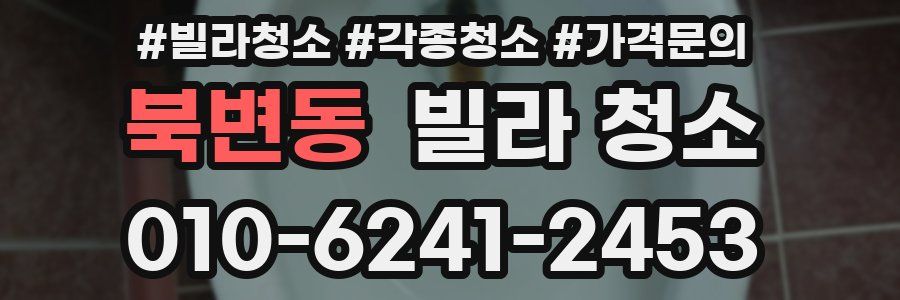 북변동 빌라 청소