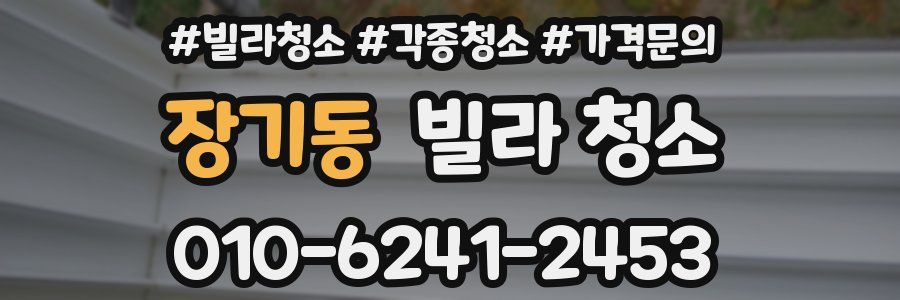 장기동 빌라 청소