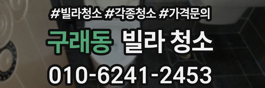 구래동 빌라 청소