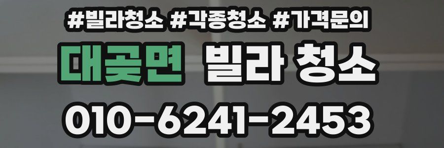 대곶면 빌라 청소