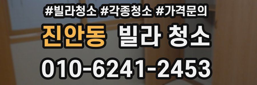 진안동 빌라 청소