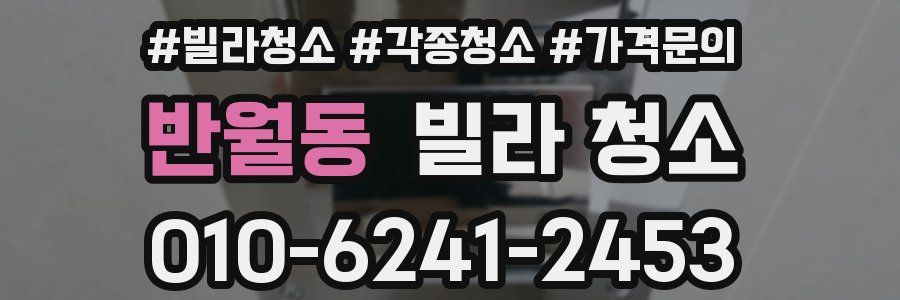 반월동 빌라 청소