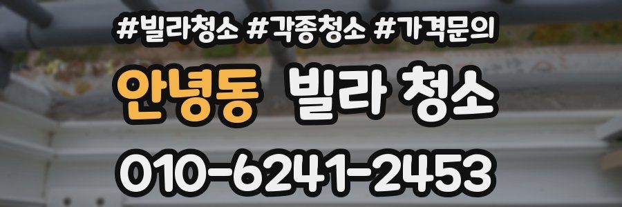 안녕동 빌라 청소