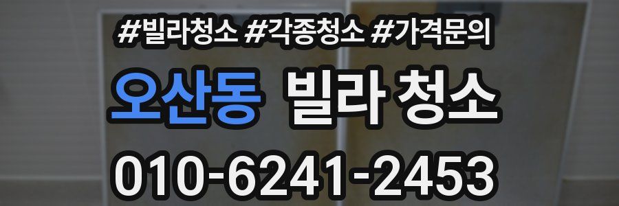 오산동 빌라 청소