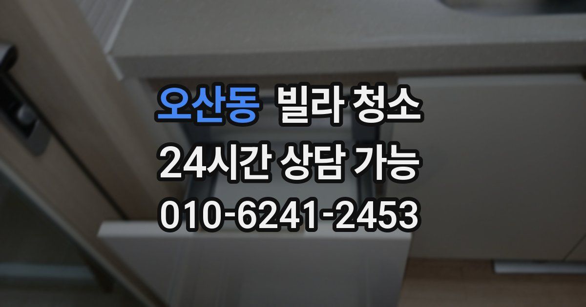 오산동 빌라 청소