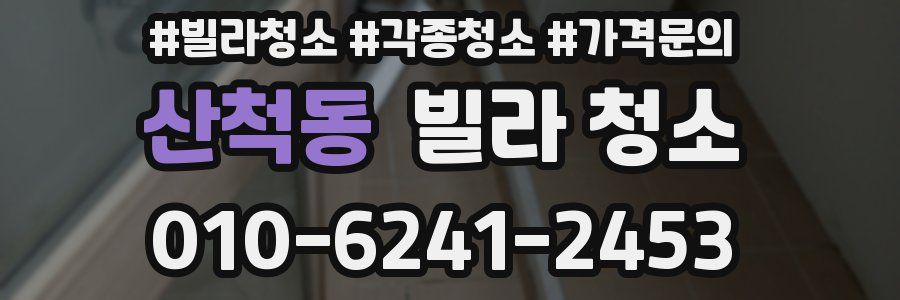 산척동 빌라 청소