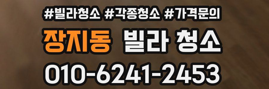 장지동 빌라 청소