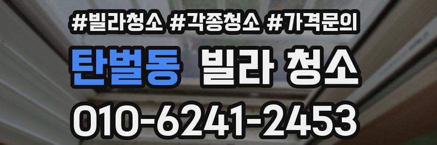 탄벌동 빌라 청소