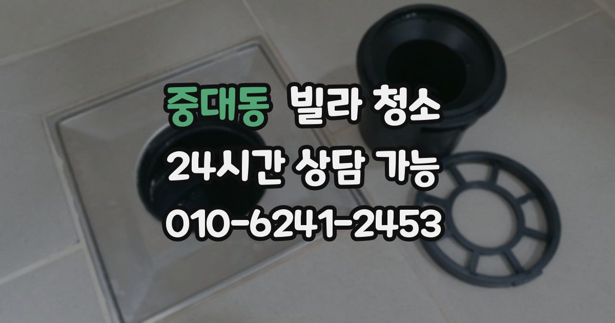 중대동 빌라 청소